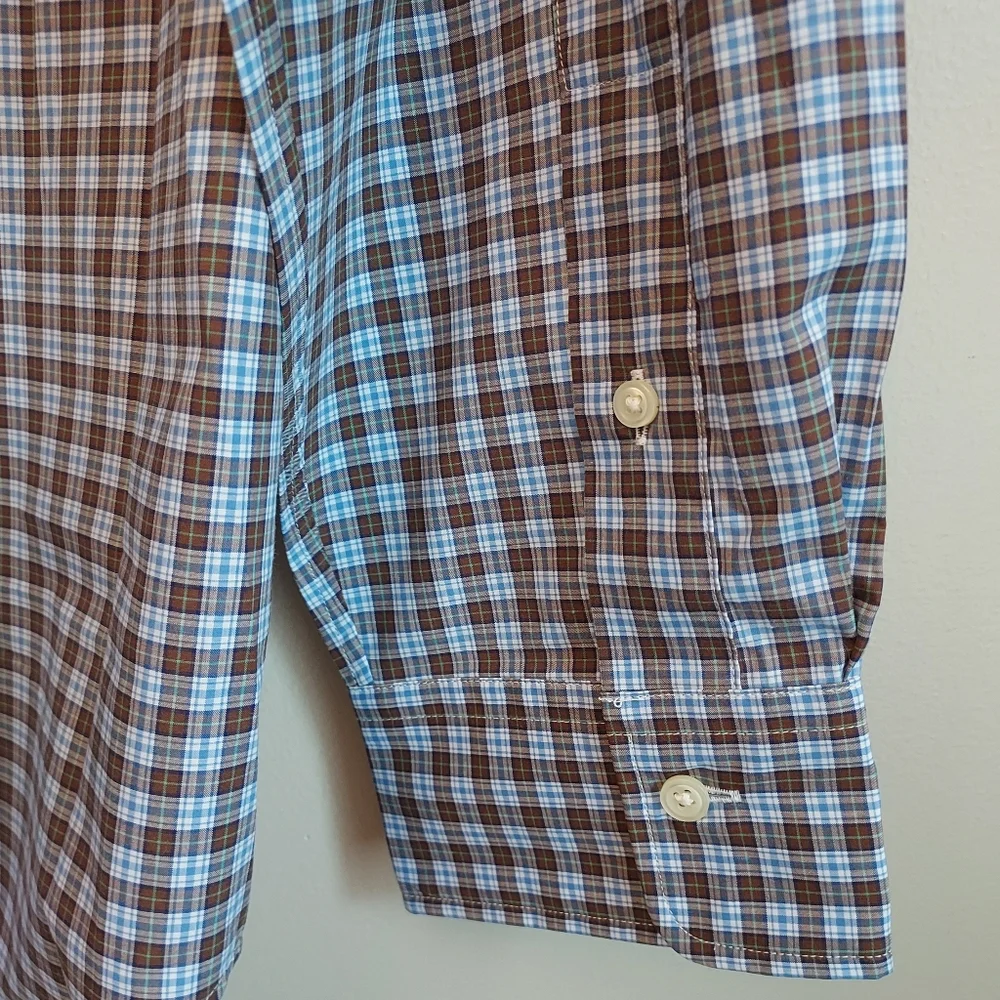 Polo Ralph Lauren Men's Plaid Long Sleeve Classic Fit Shirt Size XL NEW NWT Blue